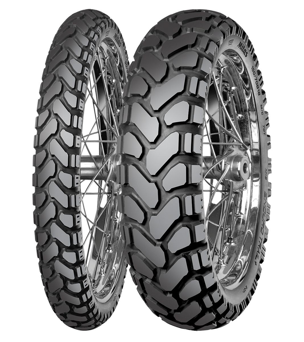COPPIA GOMME MITAS ENDURO TRAIL + DAKAR 90/90-21 + 170/60-17 - Immagine 7