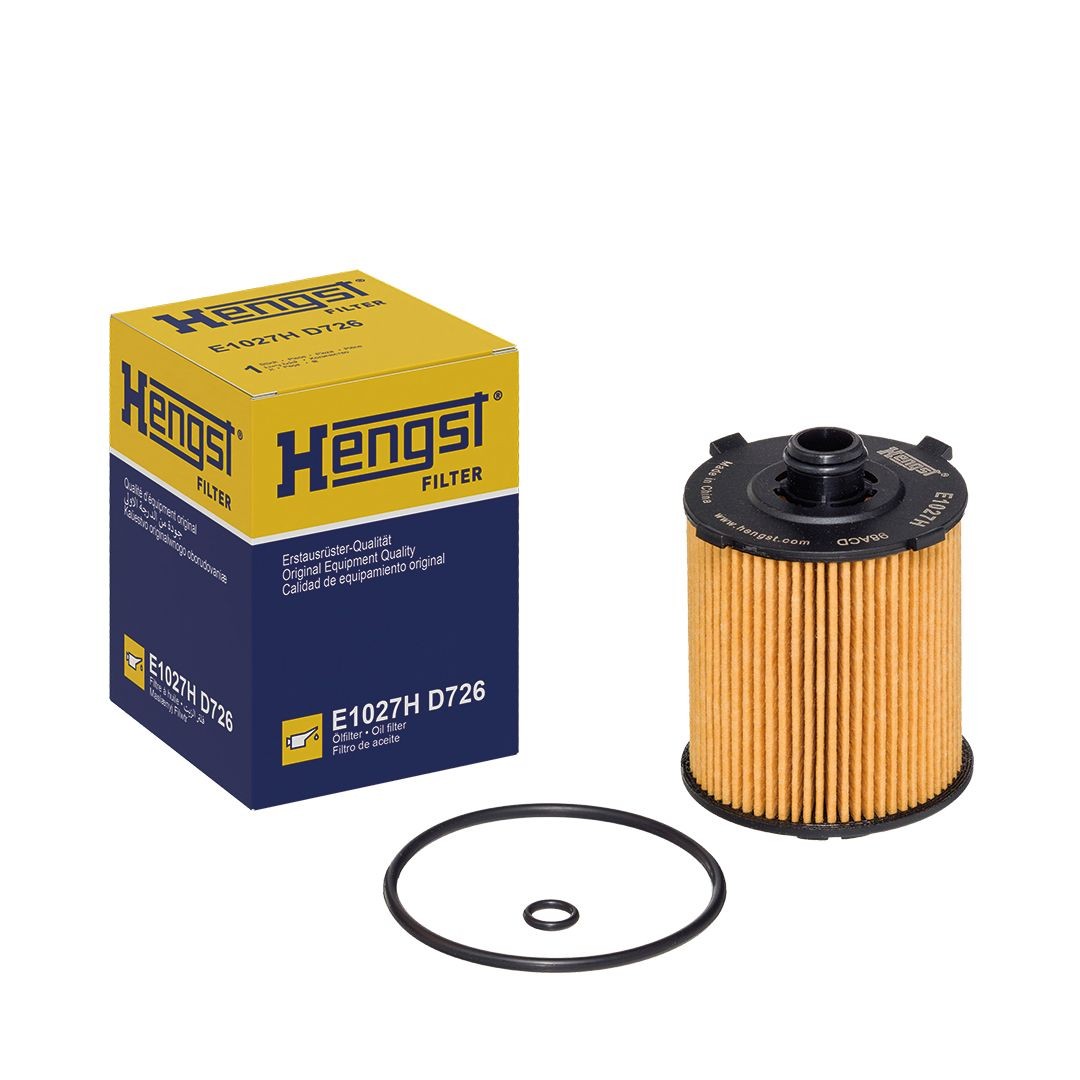 HENGST FILTER E1027H D726 Oil filter with gaskets/seals-image-21896044