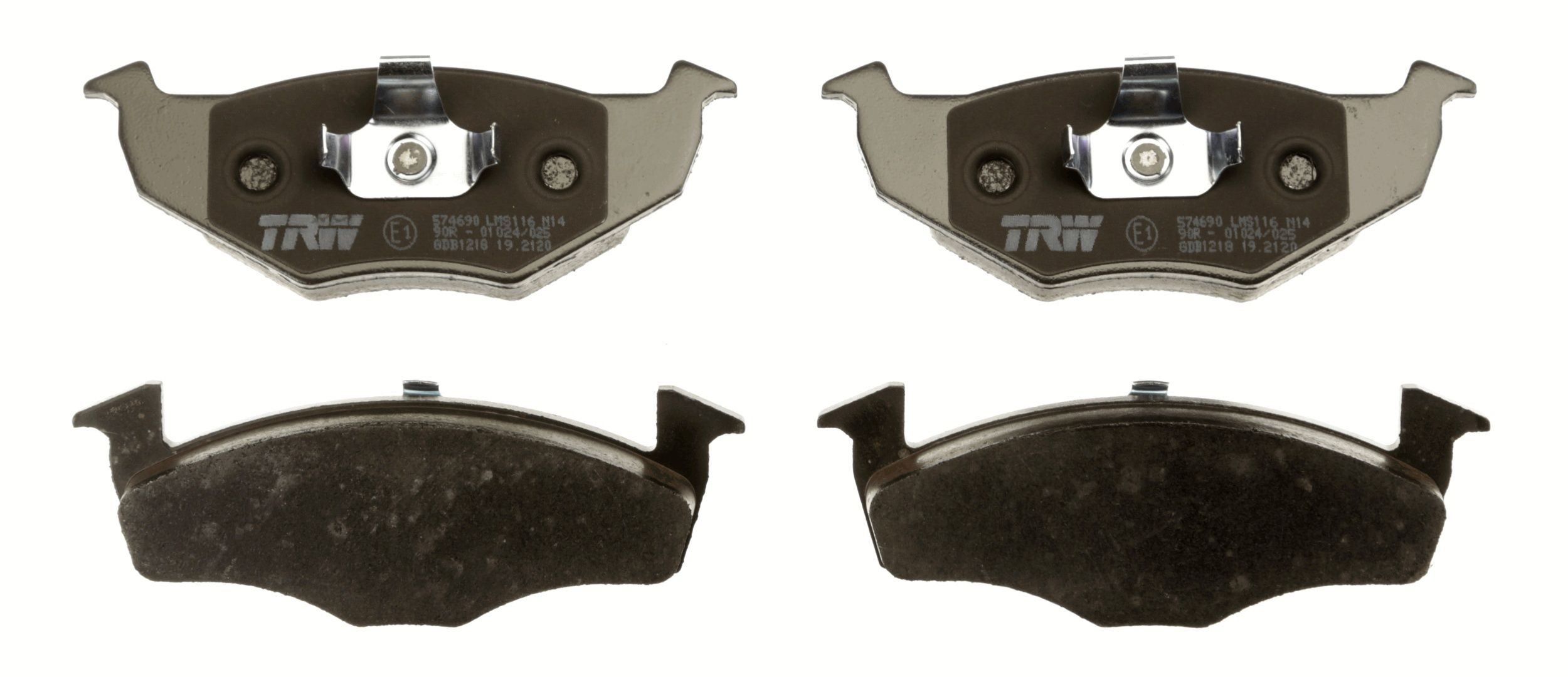Trw Gdb1218 Placute Frana Nu Pt. Indicator Indicator De Avertizare Uzură Pregătit