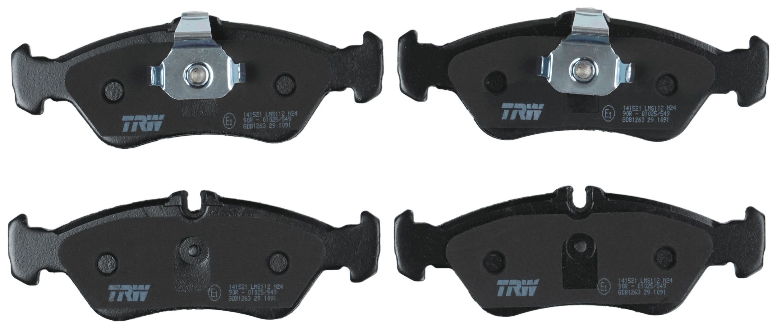 Trw Gdb1263 Placute Frana Pentru Indicator De Avertizare Uzură Pregătit