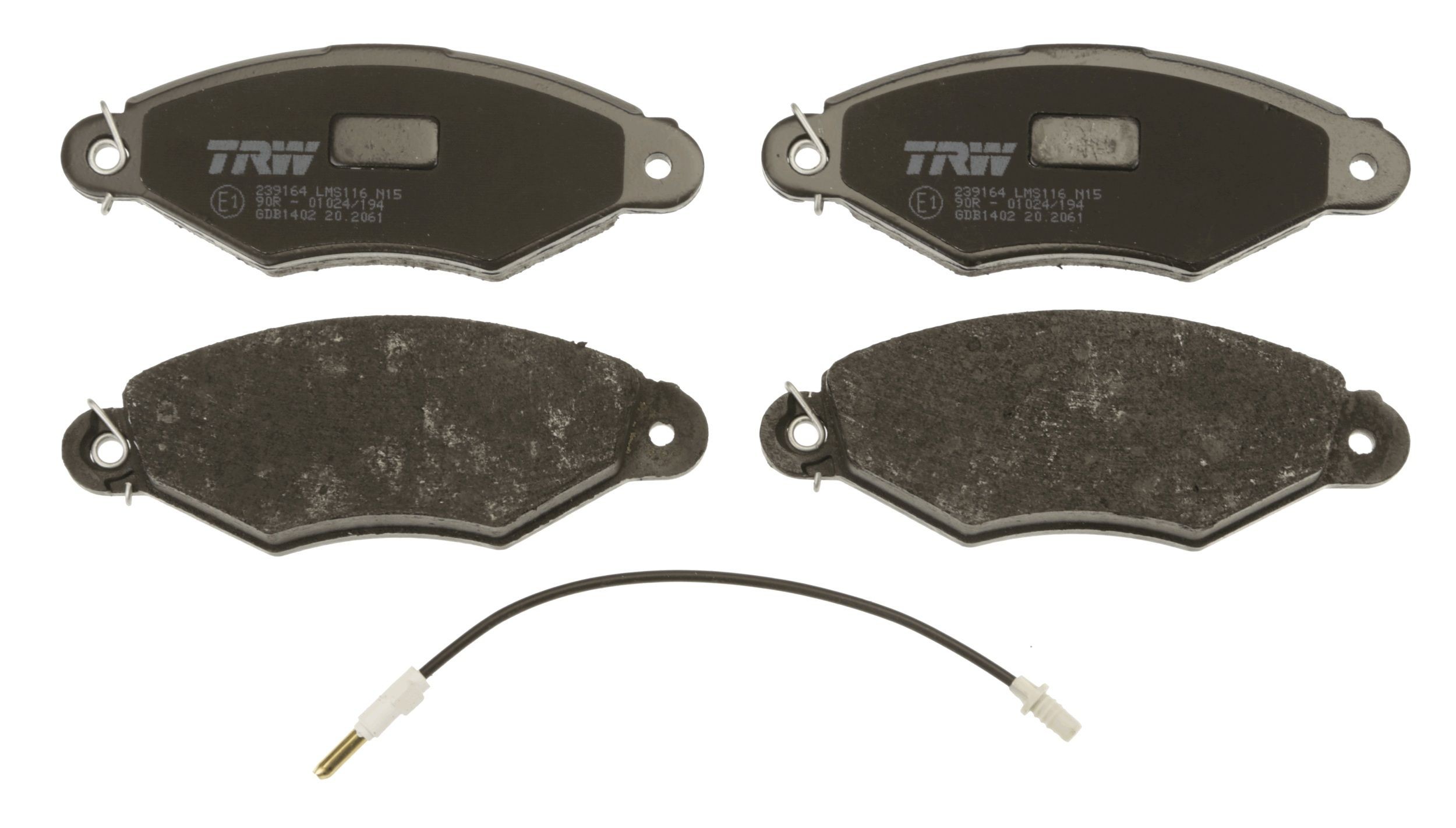 Trw Gdb1402 Placute Frana Inclusiv Contact Avertizare Uzura
