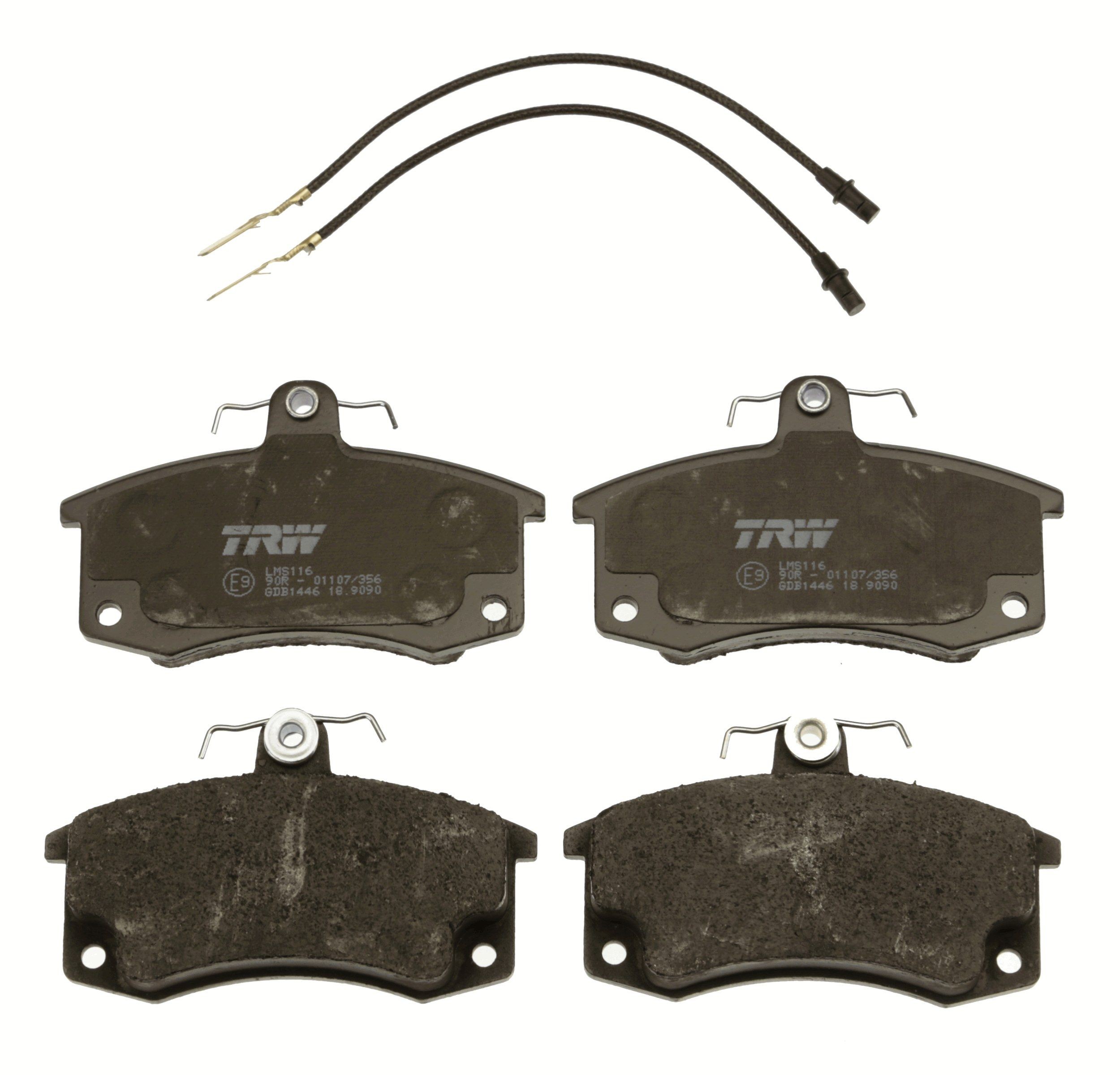 TRW GDB1446 Kit pastiglie freno Con contatto segnalazione usura