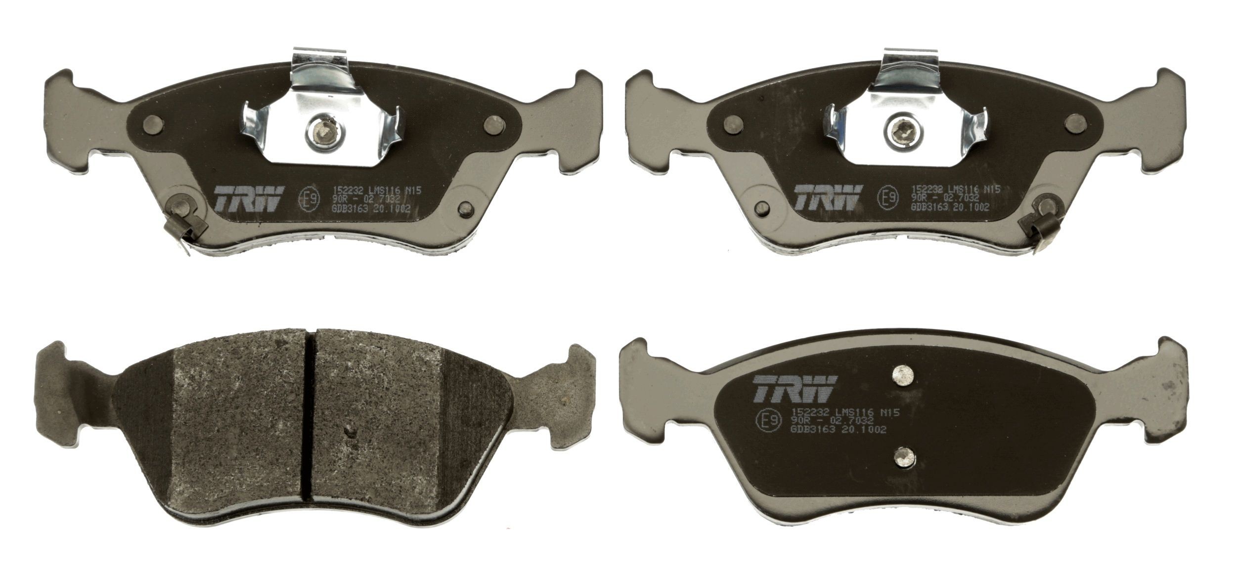 Trw Gdb3163 Placute Frana Cu Avertizare Acustica Uzura