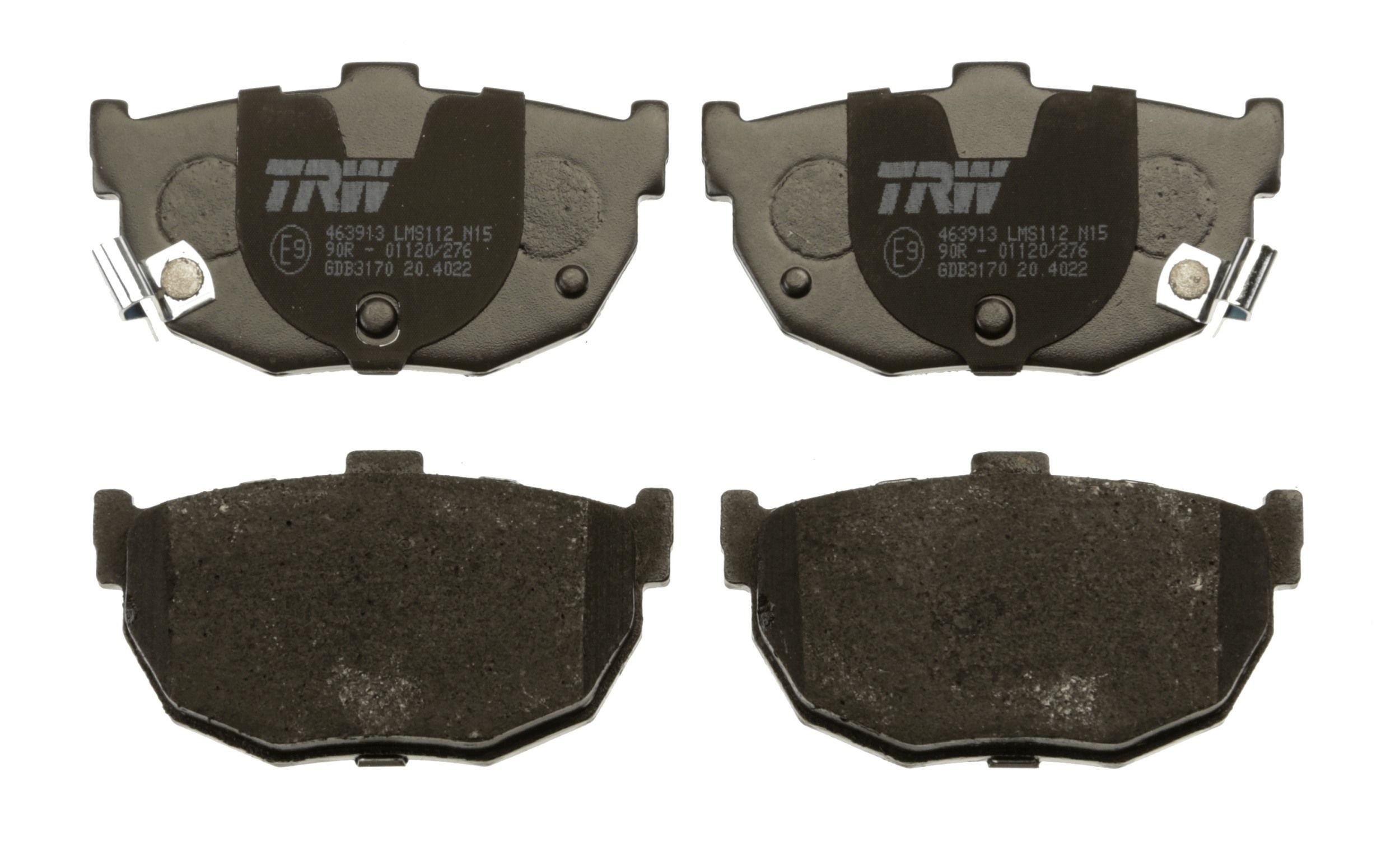 TRW GDB3170 Kit pastiglie freno con segnalatore acustico usura
