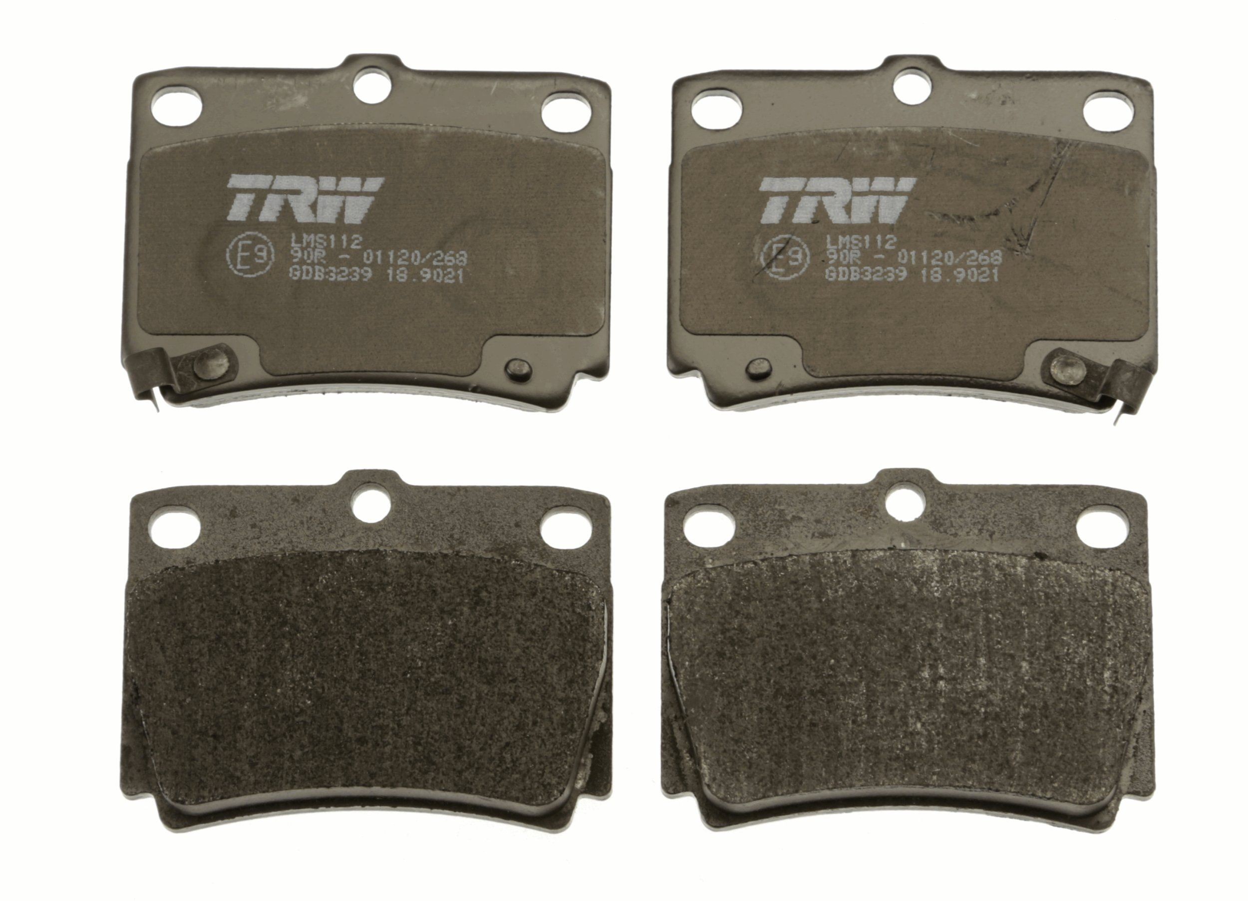 TRW GDB3239 Kit pastiglie freno con segnalatore acustico usura