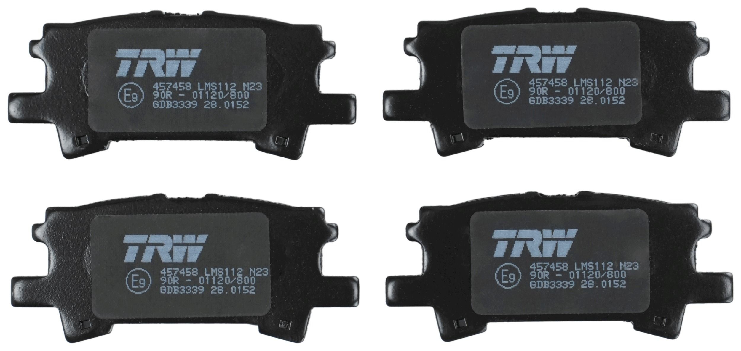 Trw Gdb3339 Placute Frana Nu Pt. Indicator Indicator De Avertizare Uzură Pregătit