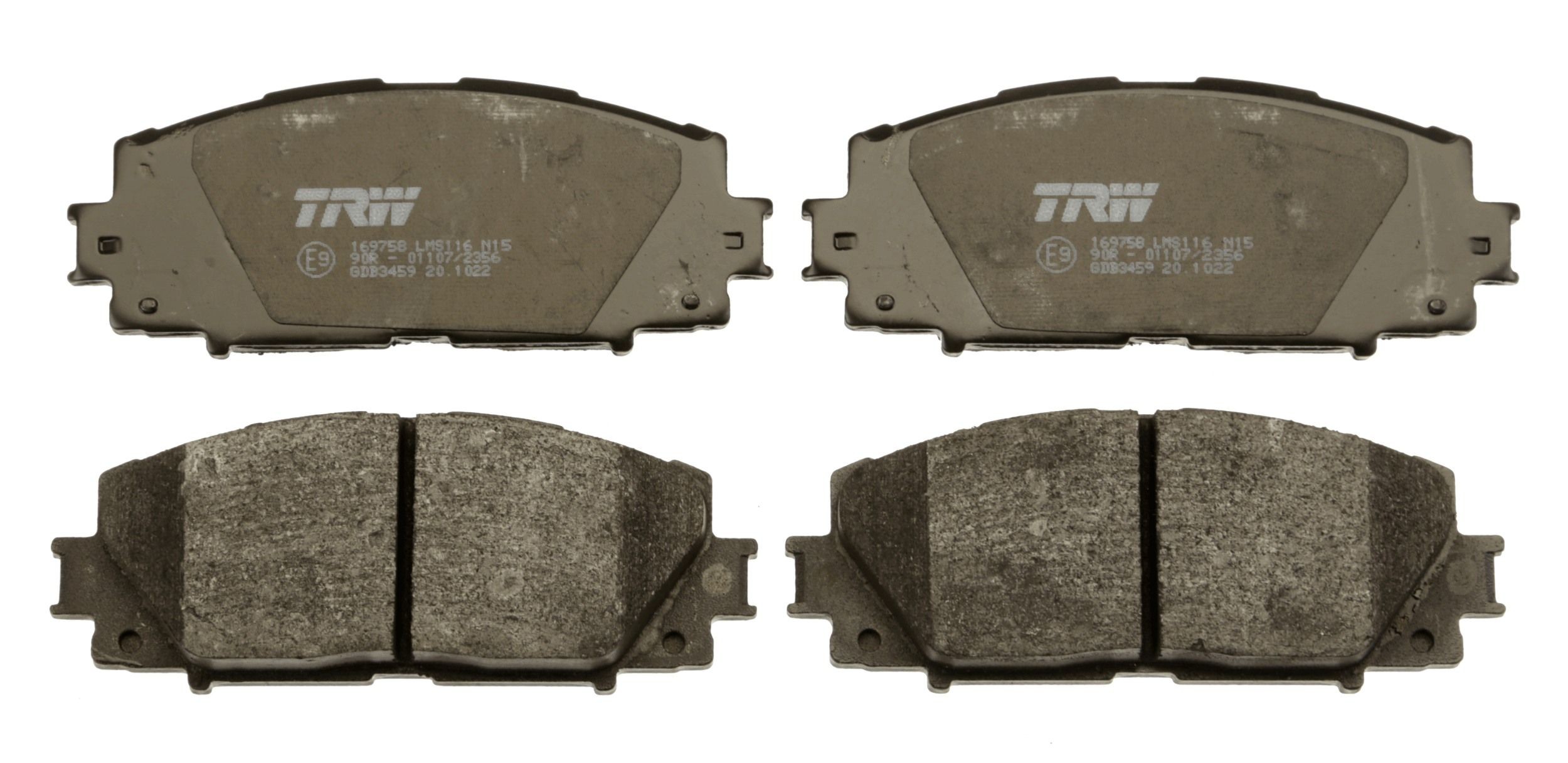 Trw Gdb3459 Placute Frana Nu Pt. Indicator Indicator De Avertizare Uzură Pregătit