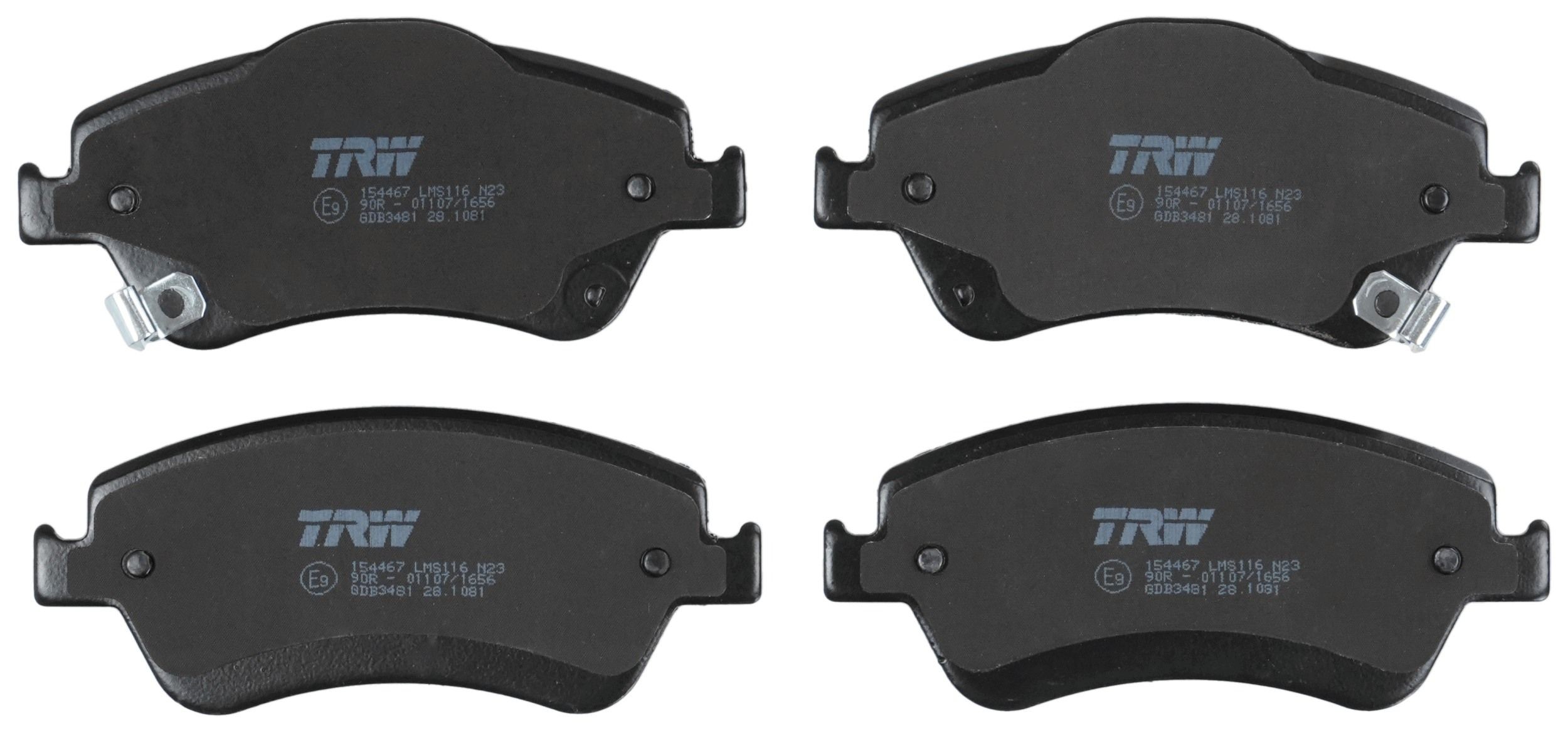 Trw Gdb3481 Placute Frana Cu Avertizare Acustica Uzura