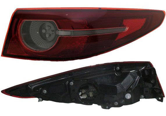 ALKAR 2234652 Rear light Right, without bulb holder, Outer section, LED-image-21931309