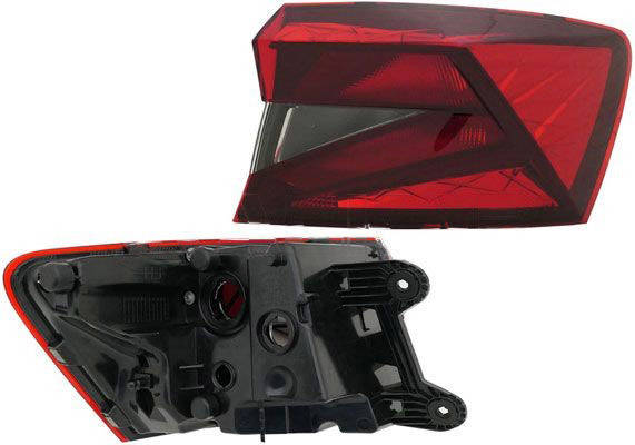 ALKAR 2256527 Rear light Right, without bulb holder, Outer section, W5W-image-21931318