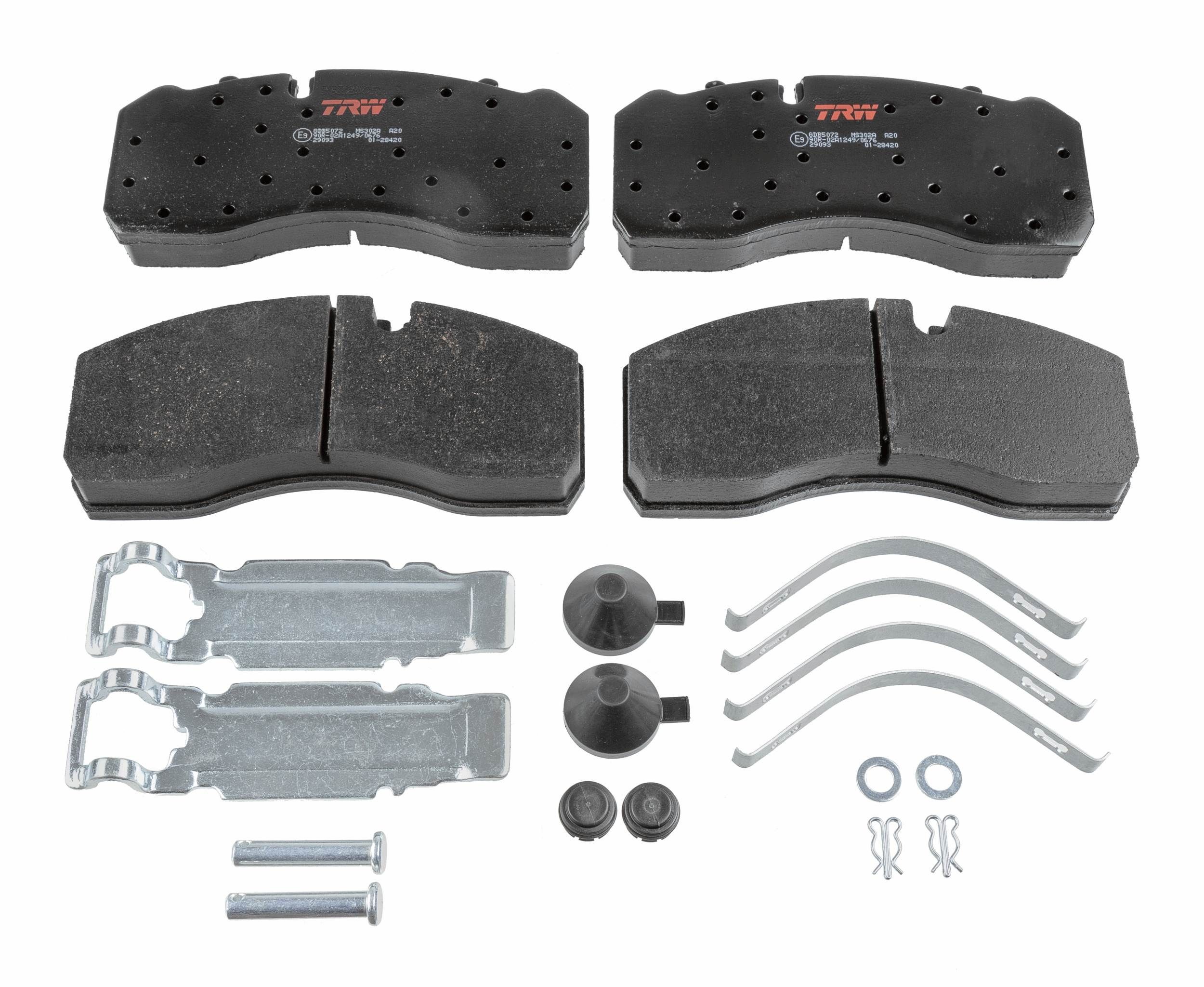 TRW GDB5072 Kit pastiglie freno predisposto per visualizzazione avviso usura