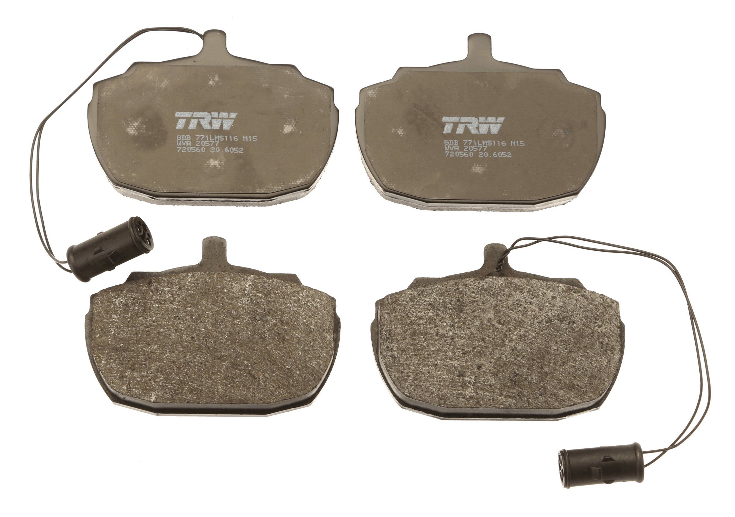 TRW GDB771 Kit pastiglie freno Con contatto segnalazione usura