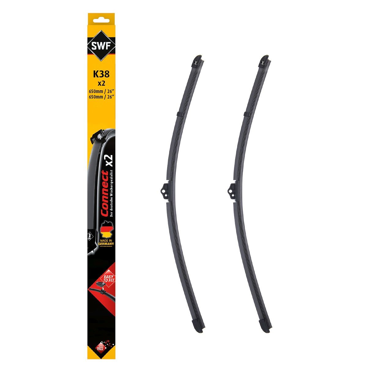 SWF 507875 Wiper blade CONNECT MADE IN GERMANY Front, 650mm, without pre-mounted adaptor-image-22777285
