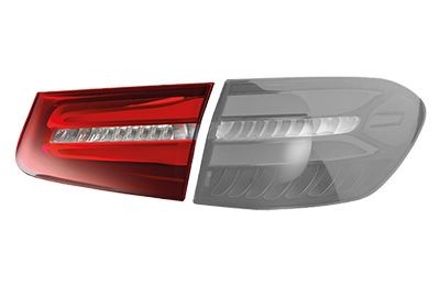 VAN WEZEL 3074928U Stopuri dreapta, pertea interioara, LED, cu suport bulb