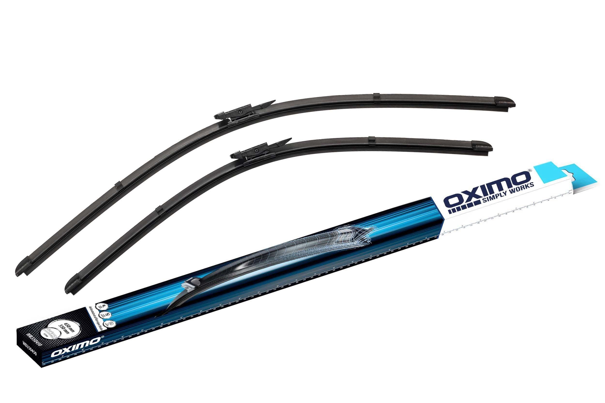 OXIMO WB350450 Wiper blade SIMPLY WORKS Front, 550mm, Flat wiper blade-image-22935738