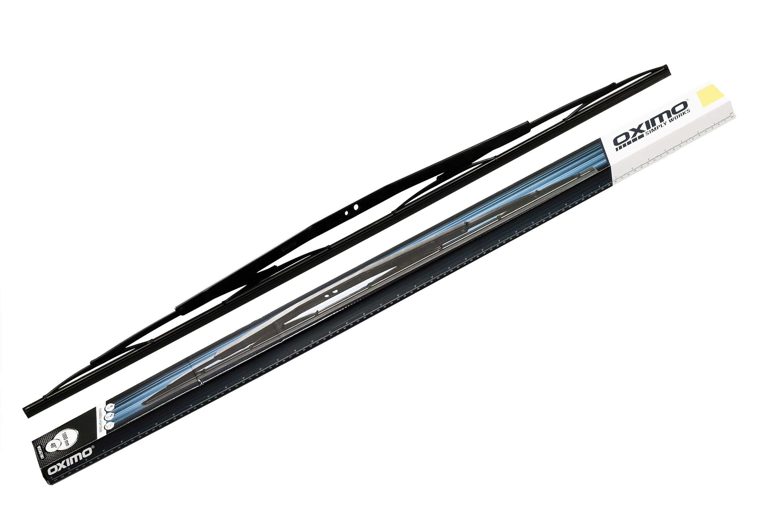 OXIMO WUSAG1001 Wiper blade SIMPLY WORKS Front, 1000mm, Bracket wiper blade-image-22935761