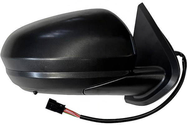 MAX MDL127-R Specchietti retrovisori Dx, con sensore temperatura, nero opaco