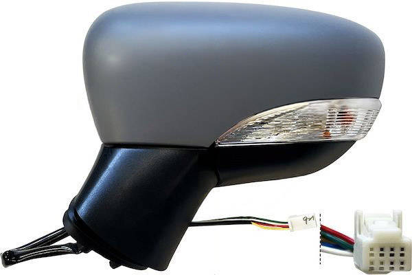 MAX MNS136-L Specchietti retrovisori Sx, per regolazione elettrica specchio, con la prima mano