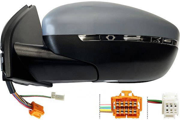 MAX MPG123-L Specchietti retrovisori Sx, ribaltabile/ripiegabile elettricamente, con la prima mano