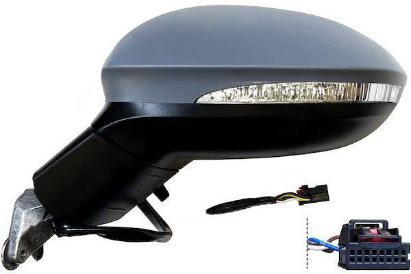 MAX MVW250-L Specchietti retrovisori Sx, per regolazione elettrica specchio, con la prima mano