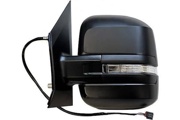 MAX MVW410-L Specchietti retrovisori Sx, per regolazione elettrica specchio, nero opaco