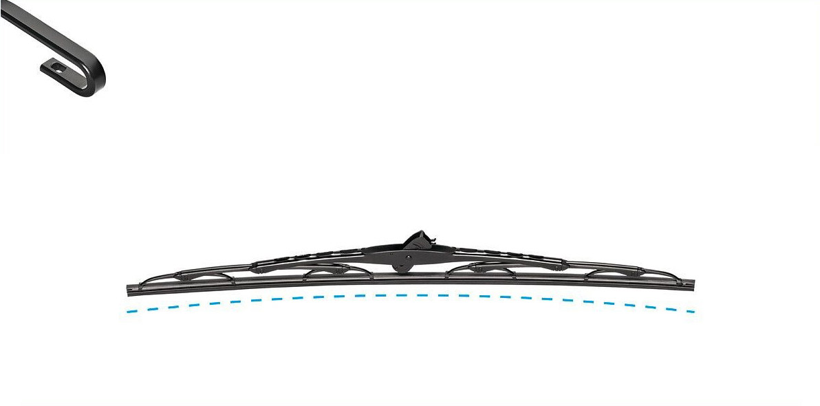 SWF 116171 Wiper blade DAS ORIGINAL SINGLE Driver side, 475mm, with pre-mounted adaptor-image-23136486