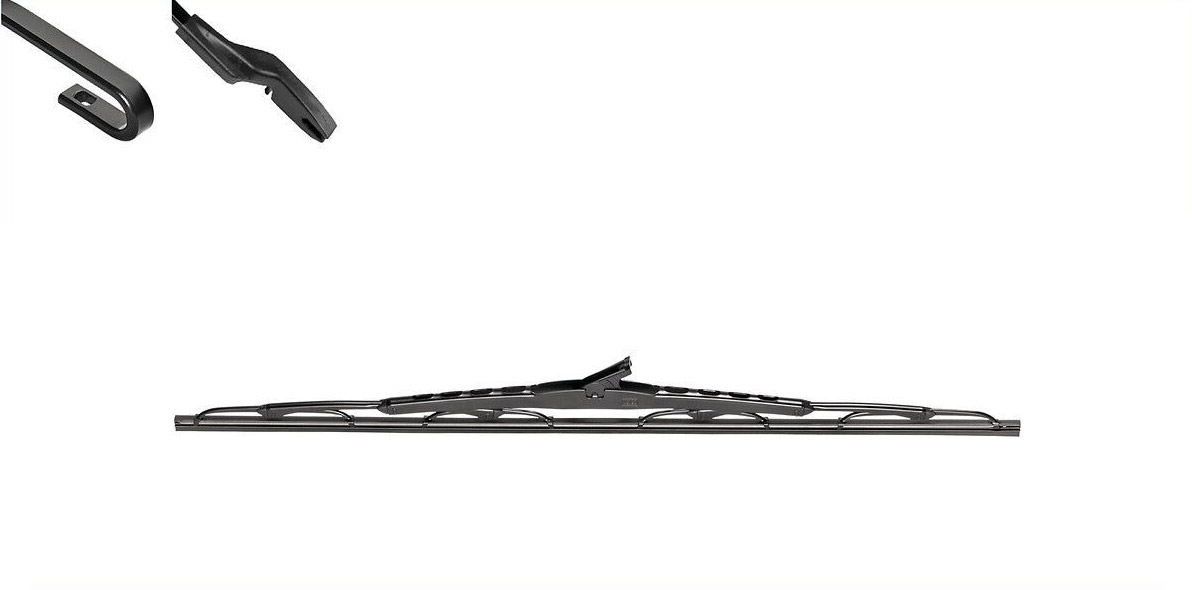 SWF 116173 Wiper blade DAS ORIGINAL SINGLE Driver side, 500mm, with pre-mounted adaptor-image-23136487