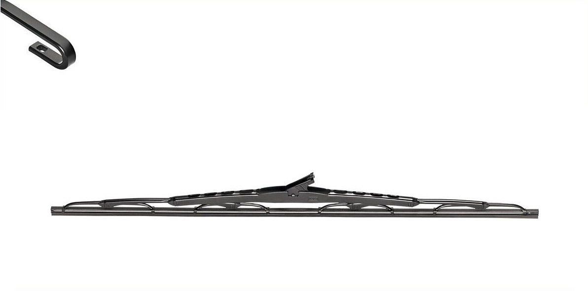 SWF 116198 Wiper blade DAS ORIGINAL SINGLE Driver side, 625mm, with pre-mounted adaptor-image-23136497