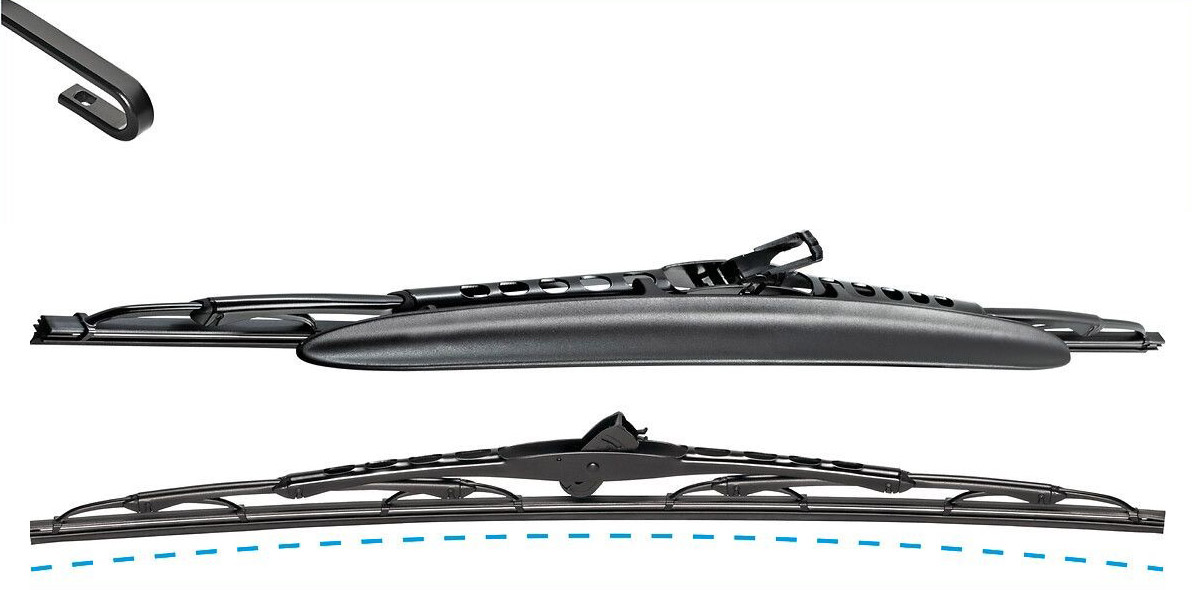 SWF 116318 Scheibenwischer DAS ORIGINAL SET vorne, 550mm, Bügelwischblatt