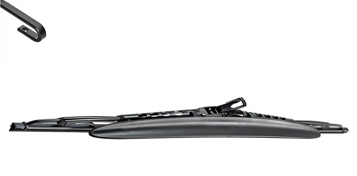 SWF 116635 Wiper blade DAS ORIGINAL SINGLE Driver side, 650mm, with pre-mounted adaptor-image-23136523