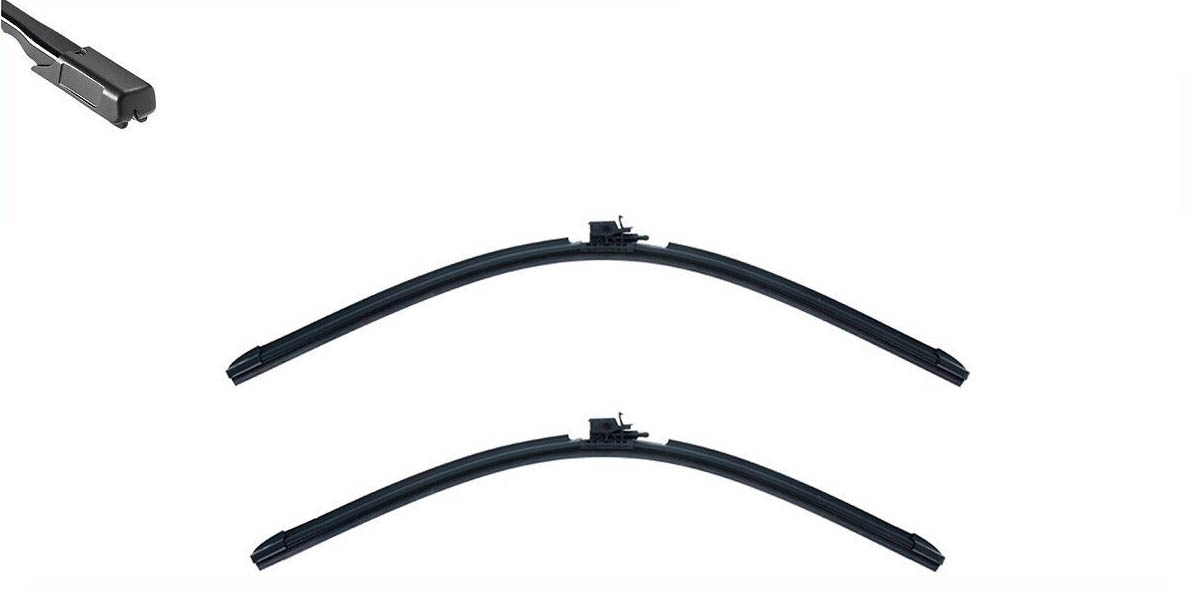 VALEO 572338 Scheibenwischer SILENCIO AQUABLADE SET vorne, 600mm, Flachbalkenwischblatt, mit Leitung