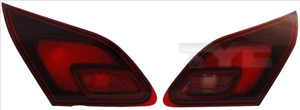 TYC 17-0286-11-2 Rear light Left, without bulb holder, Inner Section-image-231515