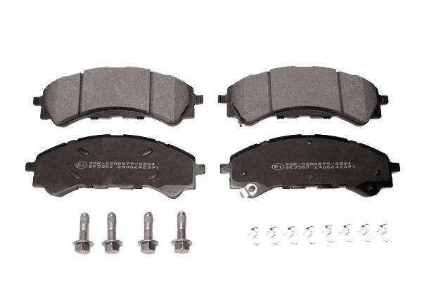 LPR 05P2391 Kit pastiglie freno con segnalatore acustico usura, con bulloni/viti