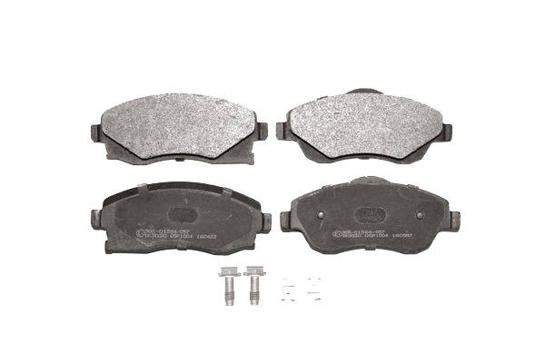 LPR 05P1004 Kit pastiglie freno con segnalatore acustico usura, con bulloni/viti