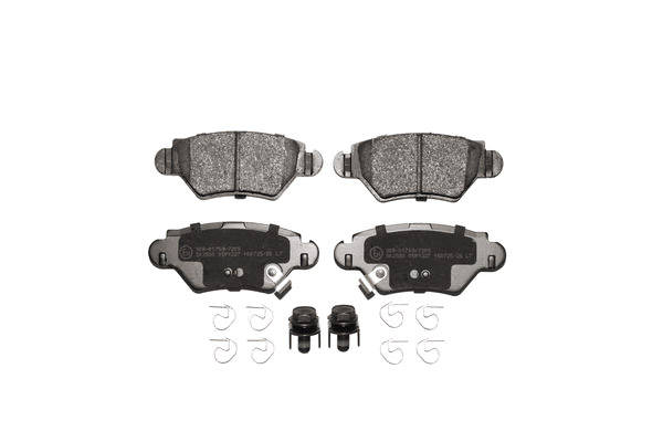 LPR 05P1227 Kit pastiglie freno con bulloni/viti