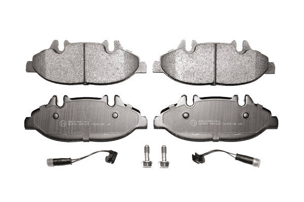 LPR 05P1228 Kit pastiglie freno con bulloni/viti