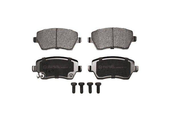 LPR 05P1229 Kit pastiglie freno con bulloni/viti