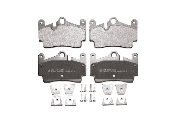 LPR 05P1482 Kit pastiglie freno con bulloni/viti