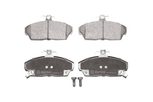 LPR 05P430 Kit pastiglie freno con segnalatore acustico usura, con bulloni/viti