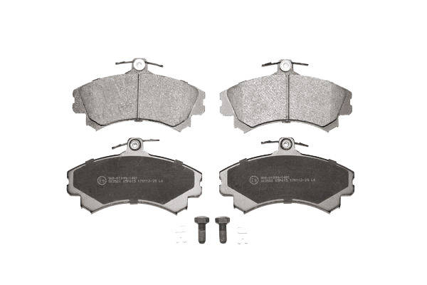 LPR 05P615 Kit pastiglie freno con bulloni/viti