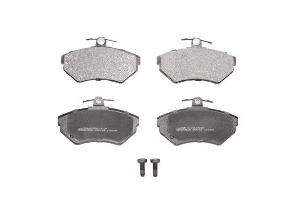 LPR 05P718 Kit pastiglie freno non predisposto per visualizzazione avviso usura, con bulloni/viti