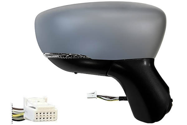 MAX MRN240-R Specchietti retrovisori Dx, con sensore temperatura, con la prima mano