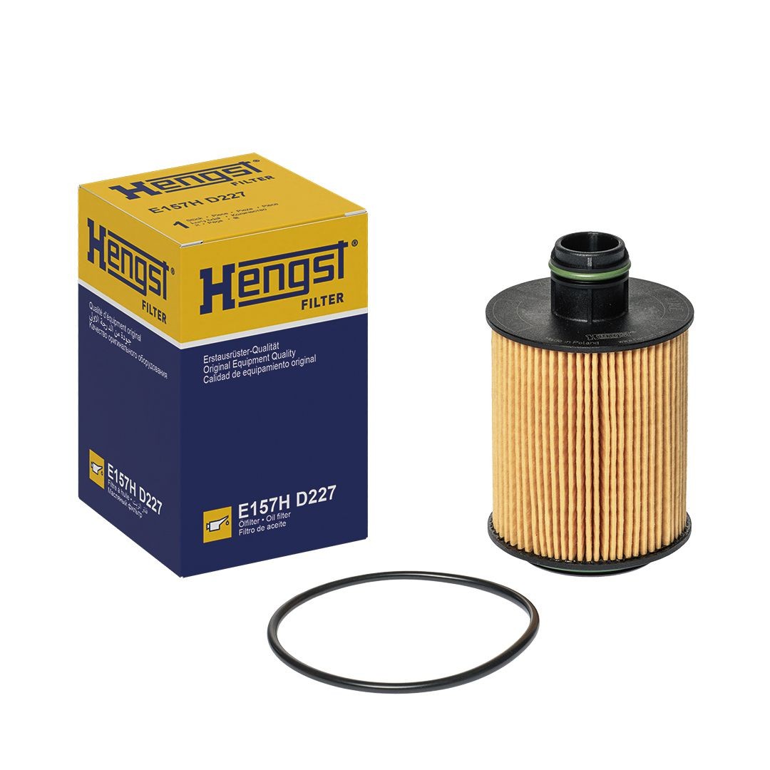 HENGST FILTER E157H D227 Oil filter with gaskets/seals-image-241824