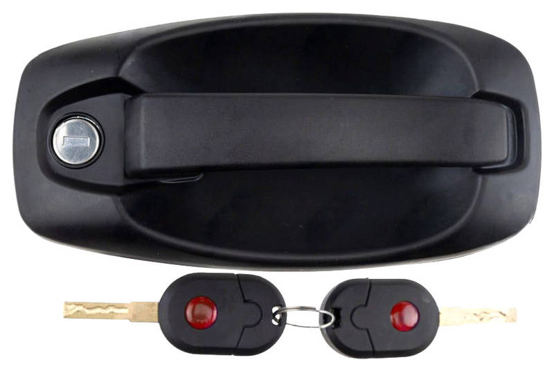 NTY EZC-FT-295 Door Handle Vehicle Back Door, black, with key-image-25939763