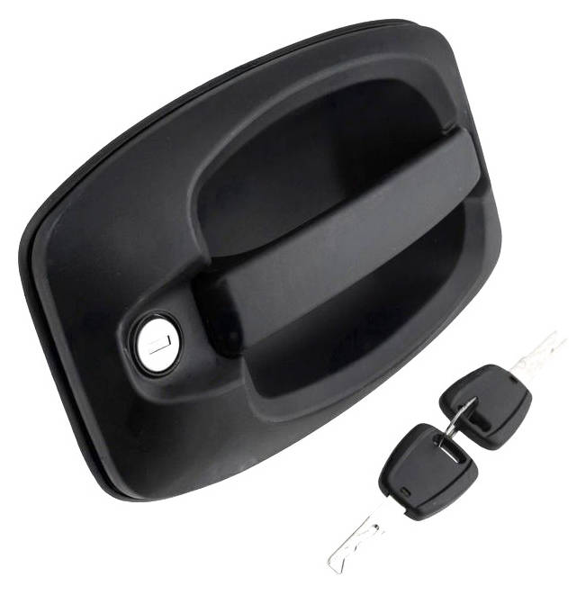 NTY EZC-FT-296 Door Handle Left Front, black, with key-image-25939764