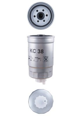 MAHLE KC 38 Fuel Filter Spin-on Filter-image-2679296