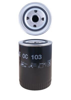 MAHLE OC 103 Oil filter Spin-on Filter, with one anti-return valve-image-2680879