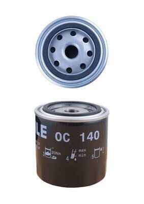 MAHLE OC 140 Oil filter Spin-on Filter, with one anti-return valve-image-2680899