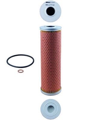 MAHLE OX 147D Oil filter Filter Insert, with gaskets/seals-image-2681190