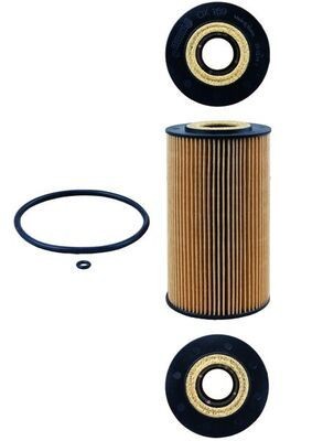 MAHLE OX 169D Oil filter Filter Insert, with gasket/seal-image-2681216